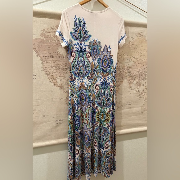 🆕Johnny Was - THE JANIE FAVORITE CAP SLEEVE DRESS Size X-Small NWT - Picture 7 of 13